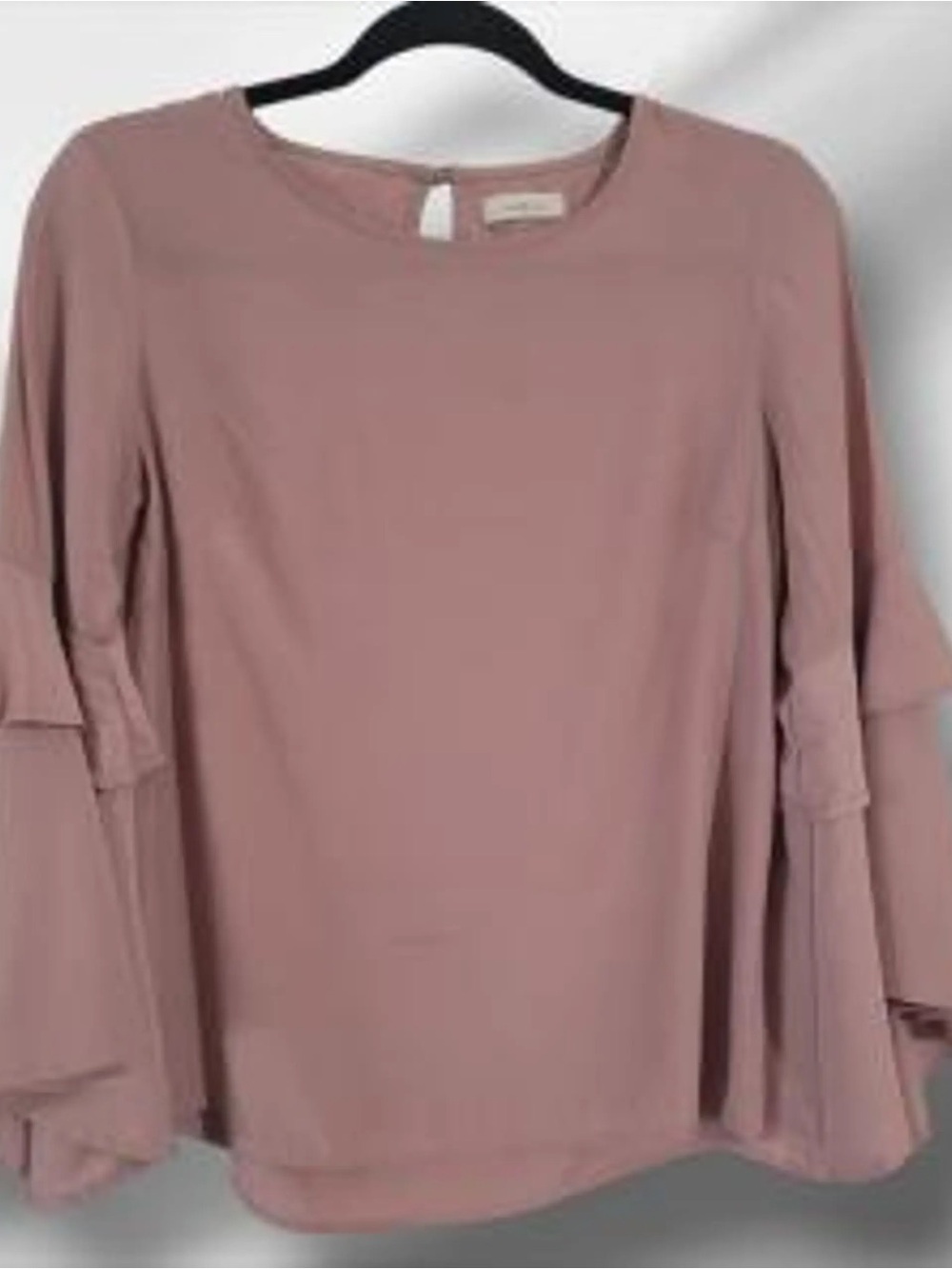 Ted Baker Juula waterfall sleeve Dusty Pink Blouse - Picture 6 of 9